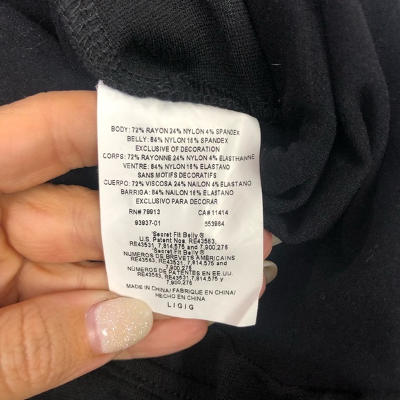 Motherhood Maternity Black Pants - Picture 3 of 8